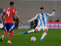 Lautaro Martinez of Argentina is in action during the FIFA World Cup 2026 Qualifier match between Argentina and Chile at Estadio Mas Monumen...