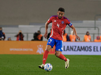 Mauricio Isla of Chile is in action during the FIFA World Cup 2026 Qualifier match between Argentina and Chile at Estadio Mas Monumental Ant...