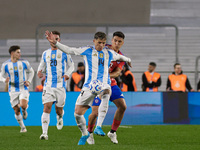 Enzo Fernandez of Argentina is in action during the FIFA World Cup 2026 Qualifier match between Argentina and Chile at Estadio Mas Monumenta...