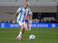 Rodrigo de Paul of Argentina is in action during the FIFA World Cup 2026 Qualifier match between Argentina and Chile at Estadio Mas Monument...