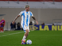 Rodrigo de Paul of Argentina is in action during the FIFA World Cup 2026 Qualifier match between Argentina and Chile at Estadio Mas Monument...