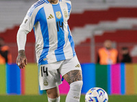 Enzo Fernandez of Argentina is in action during the FIFA World Cup 2026 Qualifier match between Argentina and Chile at Estadio Mas Monumenta...