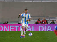 Cristian Romero of Argentina is in action during the FIFA World Cup 2026 Qualifier match between Argentina and Chile at Estadio Mas Monument...