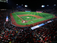 General view of the field during match 2 between Sultanes de Monterrey and Diablos Rojos del Mexico, of the King series 2024 as part of the...