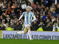 Alejandro Garnacho of Argentina is in action during the FIFA World Cup 2026 Qualifier match between Argentina and Chile at Estadio Mas Monum...