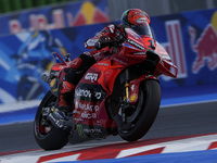 Francesco Bagnaia of Italy and Ducati Lenovo Team rides on track during Free Practice of MotoGP of San Marino at Misano World Circuit in Mis...