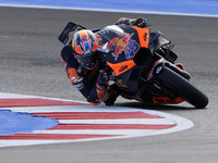 Jack Miller of Australia and Red Bull KTM Factory Racing rides on track during Free Practice of MotoGP Of San Marino at Misano World Circuit...