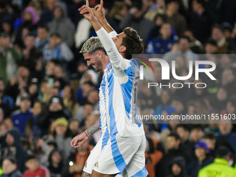 Paulo Dybala of Argentina celebrates after scoring the third goal of his team during the FIFA World Cup 2026 Qualifier match between Argenti...