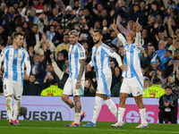 Paulo Dybala of Argentina celebrates after scoring the third goal of his team during the FIFA World Cup 2026 Qualifier match between Argenti...