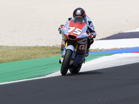 Albert Arenas of Spain and QJMOTOR Gresini Moto2 during Free Practice of MotoGP of San Marino at Misano World Circuit in Misano Adriatico, I...