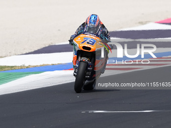 Ai Ogura of Japan and MT Helmets - MSI rides on track during Moto2 Free Practice of MotoGP Of San Marino at Misano World Circuit in Misano A...