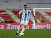 Cristian Romero of Argentina is in action during the FIFA World Cup 2026 Qualifier match between Argentina and Chile at Estadio Mas Monument...