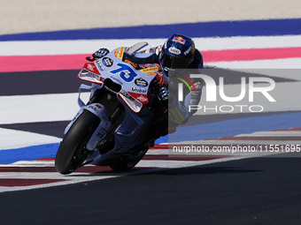 Alex Marquez of Spain and Gresini Racing MotoGP rides on track during Free Practice of MotoGP Of San Marino at Misano World Circuit in Misan...