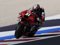 Pedro Acosta of Spain and Red Bull GASGAS Tech3 rides on track during Free Practice of MotoGP of San Marino at Misano World Circuit in Misan...