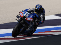 Miguel Oliveira of Portugal and Trackhouse Racing rides on track during Free Practice of MotoGP of San Marino at Misano World Circuit in Mis...