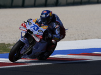 Alex Marquez of Spain and Gresini Racing MotoGP rides on track during Free Practice of MotoGP Of San Marino at Misano World Circuit in Misan...