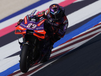 Jorge Martin of Spain and Prima Pramac Racing rides on track during Free Practice of MotoGP Of San Marino at Misano World Circuit in Misano...