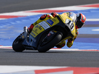 Mattia Pasini of Italy and Team Ciatti Boscoscuro rides on track during Moto2 Free Practice of MotoGP Of San Marino at Misano World Circuit...