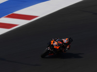 Jack Miller of Australia and Red Bull KTM Factory Racing rides on track during Free Practice of MotoGP Of San Marino at Misano World Circuit...