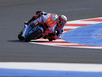 Manuel Gonzalez of Spain and QJMOTOR Gresini Moto2 rides on track during Moto2 Free Practice of MotoGP Of San Marino at Misano World Circuit...