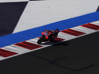 Jorge Martin of Spain and Prima Pramac Racing rides on track during Free Practice of MotoGP Of San Marino at Misano World Circuit in Misano...