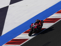 Stefan Bradl of Germany and the HRC Test Team rides on track during Free Practice of MotoGP of San Marino at Misano World Circuit in Misano...