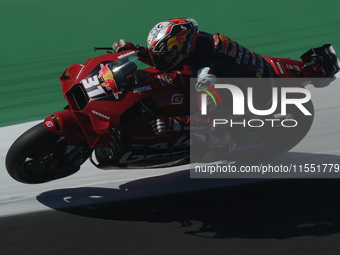 Pedro Acosta of Spain and Red Bull GASGAS Tech3 rides on track during Free Practice of MotoGP of San Marino at Misano World Circuit in Misan...