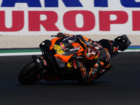 Pol Espargaro of Spain and Red Bull KTM Factory Racing rides on track during Free Practice of MotoGP of San Marino at Misano World Circuit i...