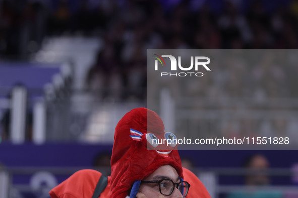 A detailed view of the Men's Sitting Volleyball Bronze Medal Match on day nine of the Paris 2024 Summer Paralympic Games at North Paris Aren...