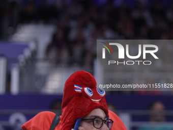 A detailed view of the Men's Sitting Volleyball Bronze Medal Match on day nine of the Paris 2024 Summer Paralympic Games at North Paris Aren...