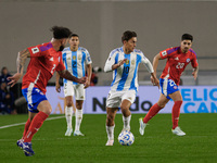 Paulo Dybala of Argentina is in action during the FIFA World Cup 2026 Qualifier match between Argentina and Chile at Estadio Mas Monumental...