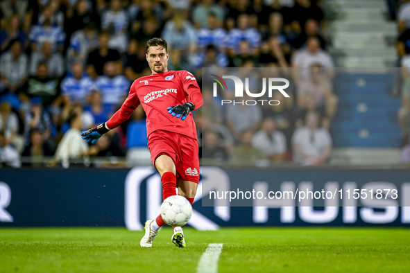 De Graafschap goalkeeper Joshua Smits during the match De Graafschap vs. Eindhoven at Stadium De Vijverberg for the Dutch KeukenKampioen Div...