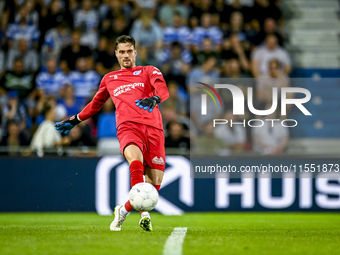 De Graafschap goalkeeper Joshua Smits during the match De Graafschap vs. Eindhoven at Stadium De Vijverberg for the Dutch KeukenKampioen Div...