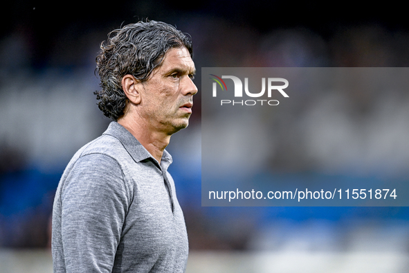 FC Eindhoven trainer Maurice Verberne during the match De Graafschap vs. Eindhoven at the Stadium De Vijverberg for the Dutch KeukenKampioen...