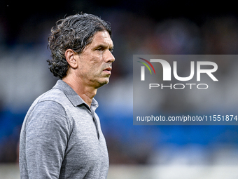 FC Eindhoven trainer Maurice Verberne during the match De Graafschap vs. Eindhoven at the Stadium De Vijverberg for the Dutch KeukenKampioen...