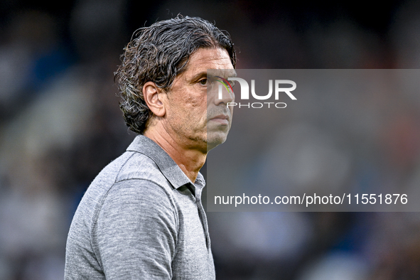 FC Eindhoven trainer Maurice Verberne during the match De Graafschap vs. Eindhoven at the Stadium De Vijverberg for the Dutch KeukenKampioen...