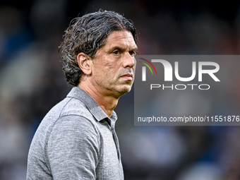 FC Eindhoven trainer Maurice Verberne during the match De Graafschap vs. Eindhoven at the Stadium De Vijverberg for the Dutch KeukenKampioen...