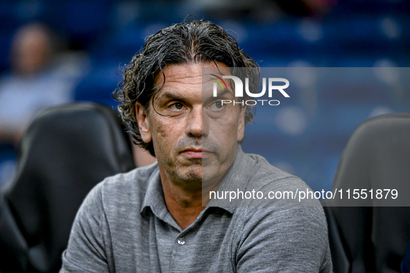 FC Eindhoven trainer Maurice Verberne during the match De Graafschap vs. Eindhoven at the Stadium De Vijverberg for the Dutch KeukenKampioen...