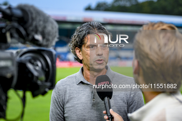 FC Eindhoven trainer Maurice Verberne during the match De Graafschap vs. Eindhoven at the Stadium De Vijverberg for the Dutch KeukenKampioen...