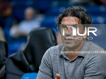 FC Eindhoven trainer Maurice Verberne during the match De Graafschap vs. Eindhoven at the Stadium De Vijverberg for the Dutch KeukenKampioen...