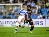 De Graafschap player Arjen van der Heide and FC Eindhoven player Terrence Douglas during the match De Graafschap vs. Eindhoven at Stadium De...