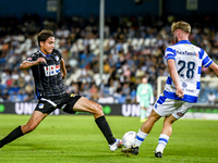 FC Eindhoven player Dyon Dorenbosch and De Graafschap player Arjen van der Heide during the match De Graafschap vs. Eindhoven at the Stadium...