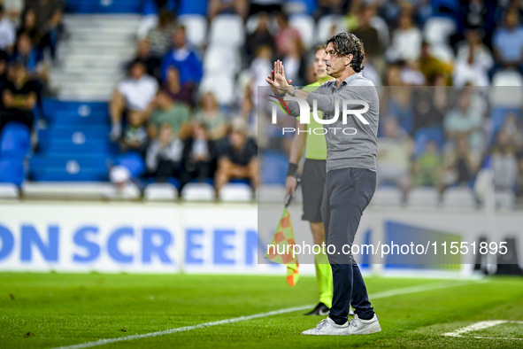 FC Eindhoven trainer Maurice Verberne during the match De Graafschap vs. Eindhoven at the Stadium De Vijverberg for the Dutch KeukenKampioen...