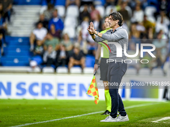 FC Eindhoven trainer Maurice Verberne during the match De Graafschap vs. Eindhoven at the Stadium De Vijverberg for the Dutch KeukenKampioen...