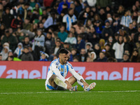 Nicolas Gonzalez gestures during the FIFA World Cup 2026 Qualifier match between Argentina and Chile at Estadio Mas Monumental Antonio Vespu...