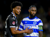 FC Eindhoven player Terrence Douglas and De Graafschap player Jeffry Fortes during the match De Graafschap vs. Eindhoven at Stadium De Vijve...