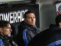 Lionel Scaloni, Coach of Argentina, looks on before the FIFA World Cup 2026 Qualifier match between Argentina and Chile at Estadio Mas Monum...