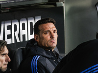 Lionel Scaloni, Coach of Argentina, looks on before the FIFA World Cup 2026 Qualifier match between Argentina and Chile at Estadio Mas Monum...