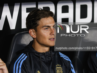 Paulo Dybala of Argentina looks on before the FIFA World Cup 2026 Qualifier match between Argentina and Chile at Estadio Mas Monumental Anto...