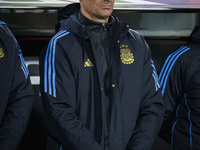 Lionel Scaloni, Coach of Argentina, looks on before the FIFA World Cup 2026 Qualifier match between Argentina and Chile at Estadio Mas Monum...